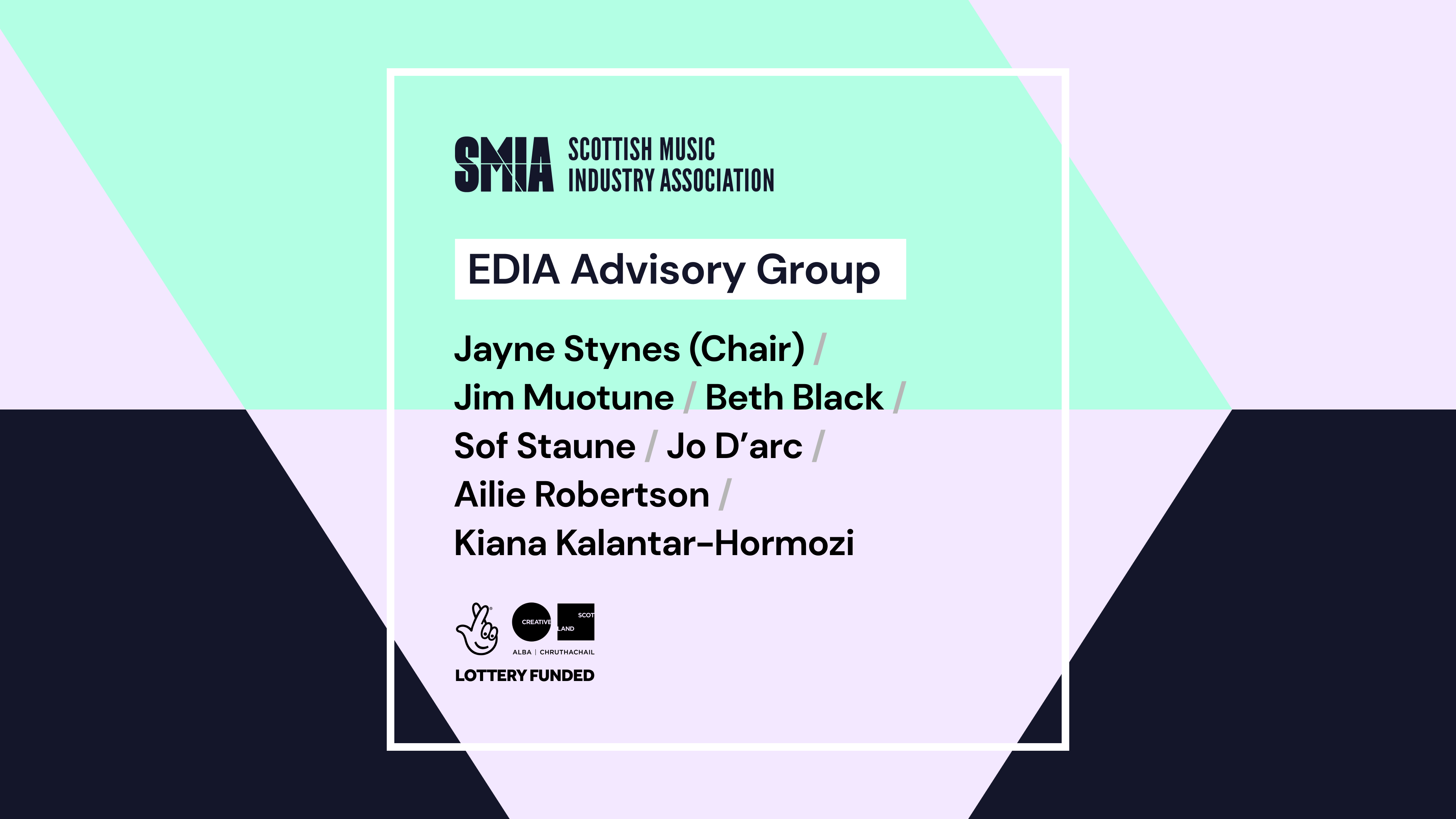 Announcing the inaugural SMIA EDIA Advisory Group